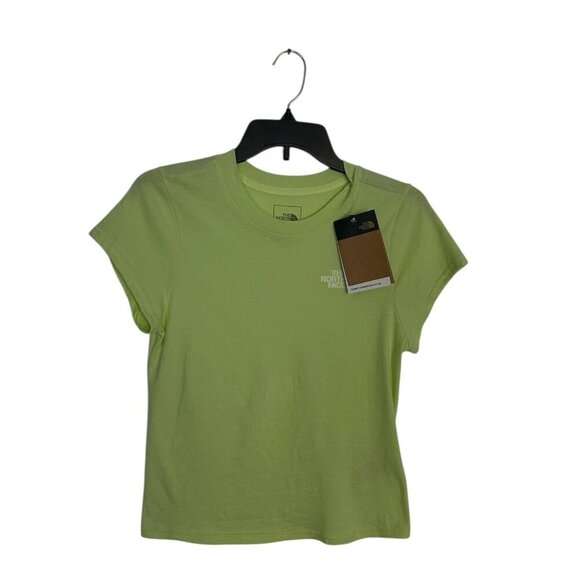 The North Face Women's Evolution Cutie Cotton T-shirt Green Size S New - Picture 1 of 13